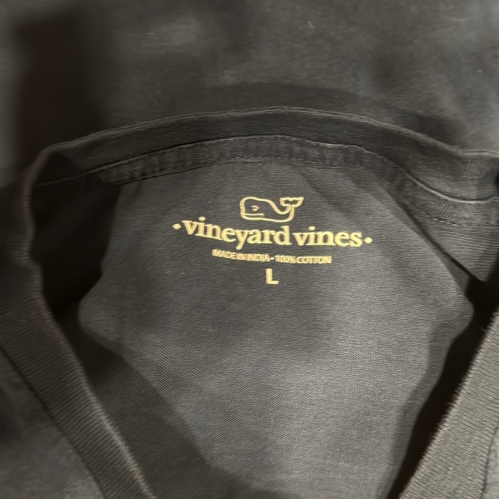 Vineyard Vines Hockey Ice Blue Navy Long Sleeve Whale - Picture 6 of 6